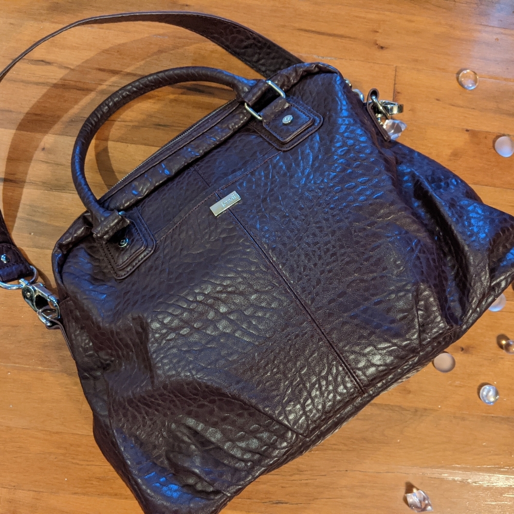 Burgundy purse
